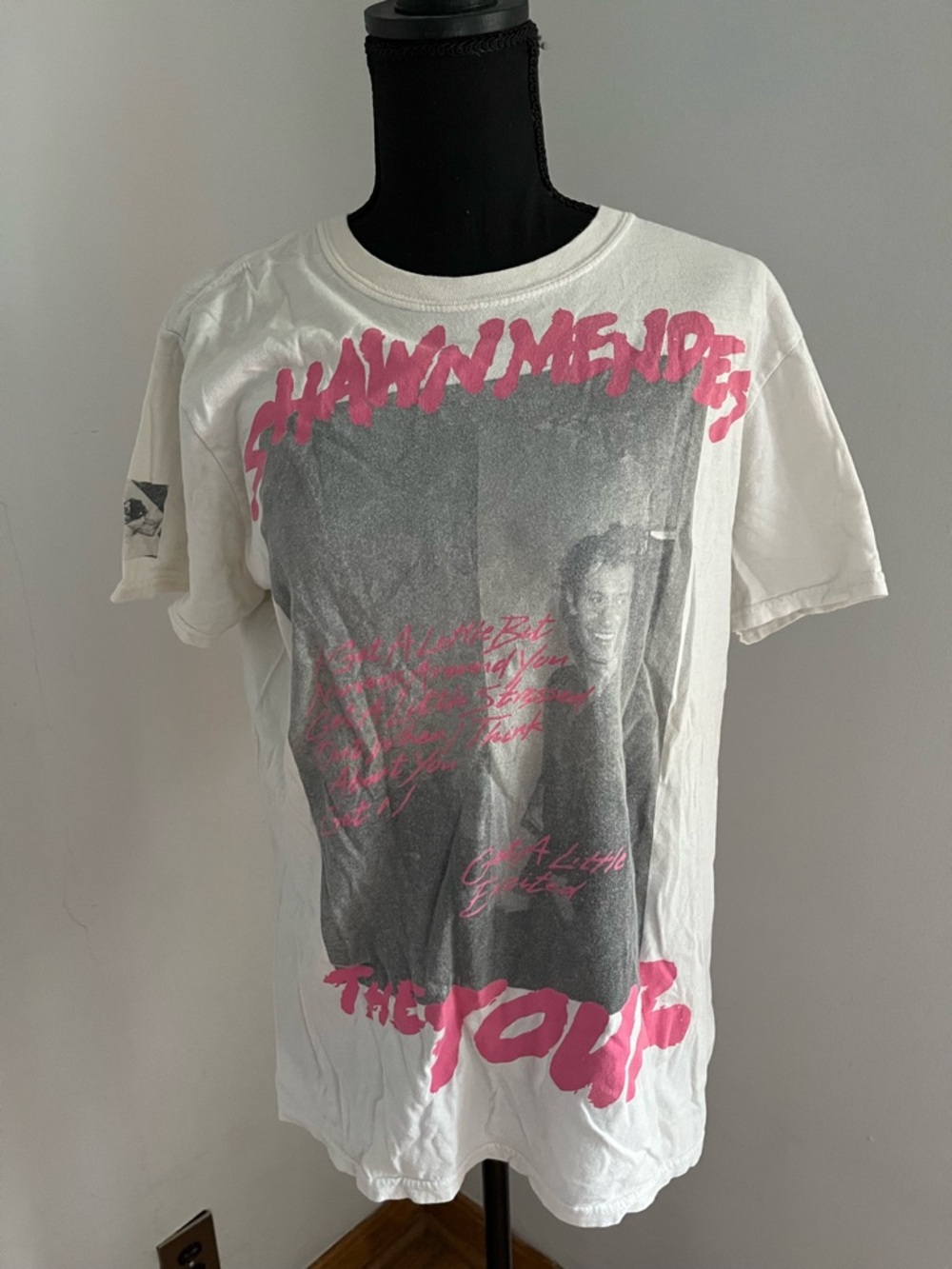 Shawn Mendes White Graphic Tour T-Shirt